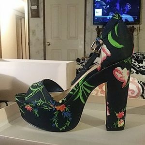 Dress Sandals, Lawren, Floral